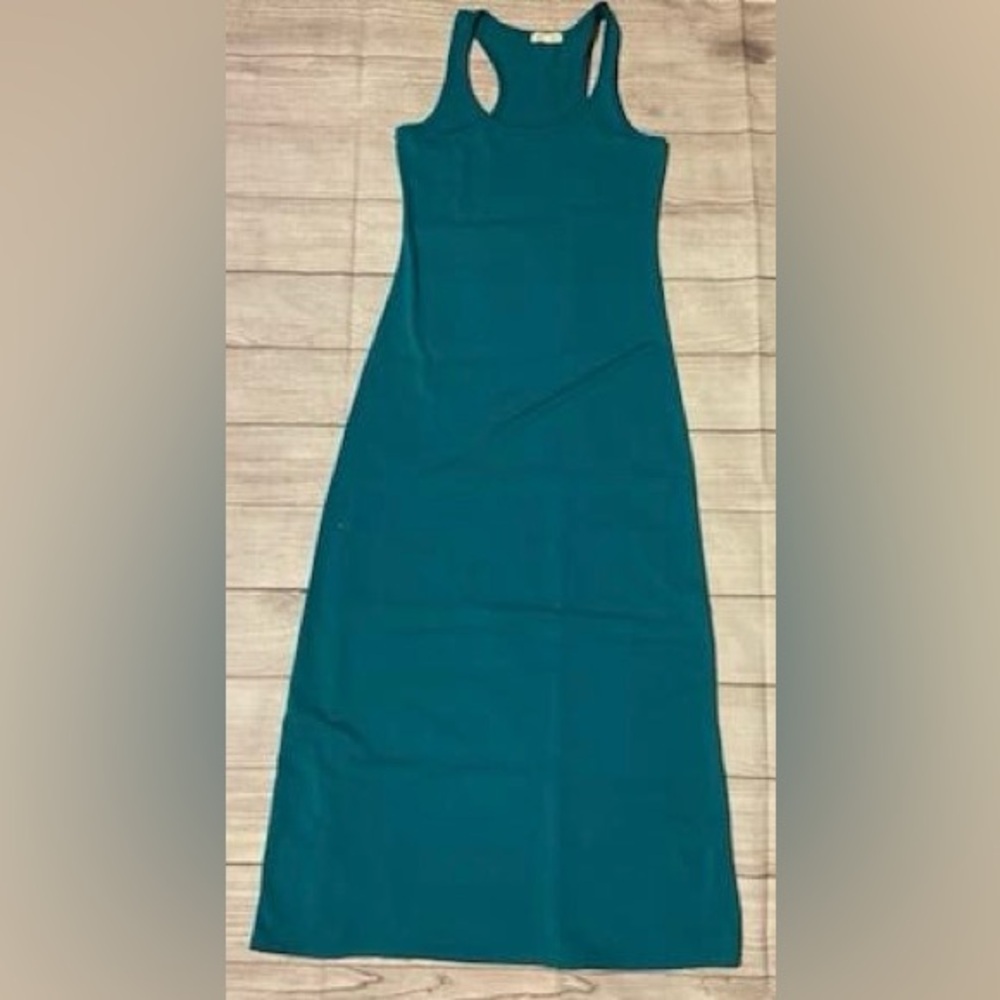 Teal (Color differ from picture) Active Basic Maxi Dress.